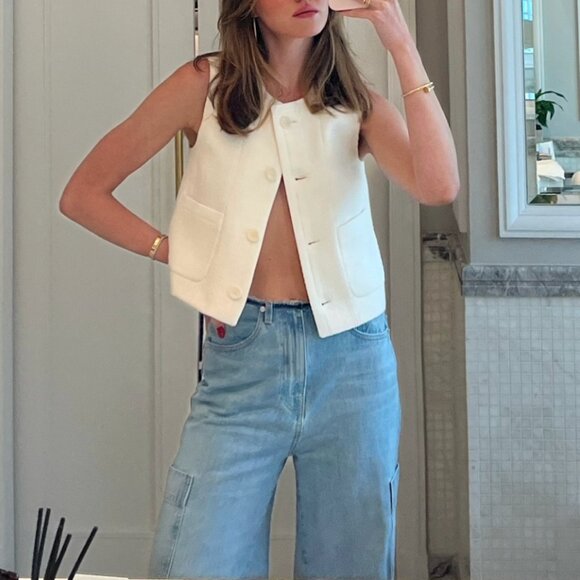 ME+EM Tops - ME+EM Boucle Top